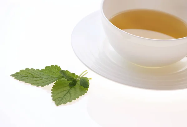 Herbata Świeżego Cytrynowego Balsamu — Zdjęcie stockowe