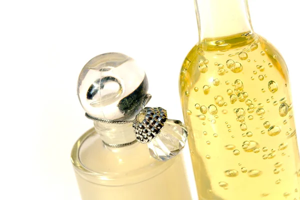 Bottle Perfume Glass Water — Stock Photo, Image