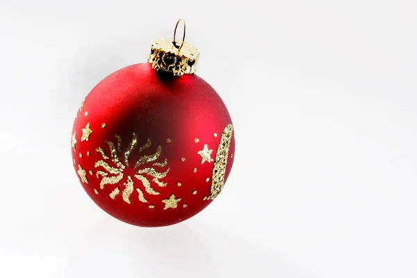 Closeup View Christmas Ball Holiday Decorations — Stock Photo, Image