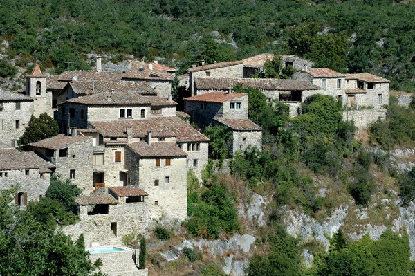 Mountain Village Simiane Rotonde — Stock Photo, Image