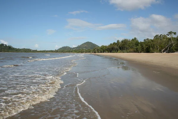 Plaża Scena Naturalna Woda — Zdjęcie stockowe