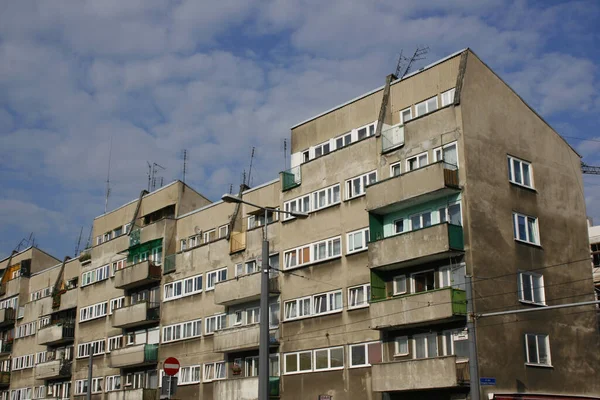 Wohnblock Breslau — Stockfoto