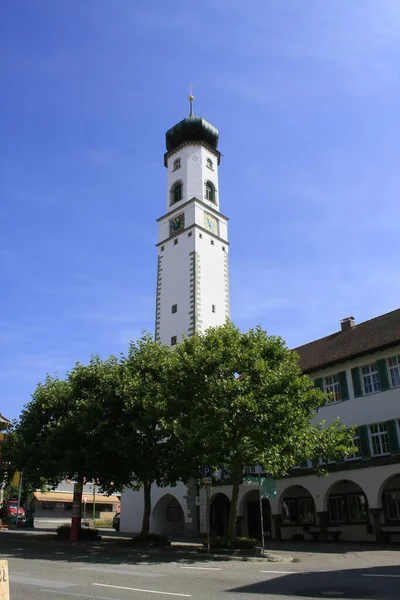 Isny Allgu Uma Cidade Sudeste Baden Wrtemberg Alemanha — Fotografia de Stock