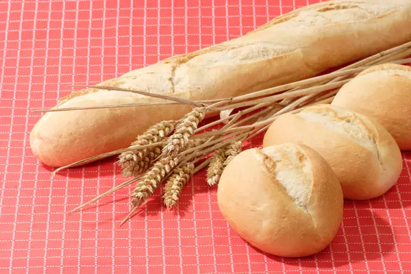 Pane Grano Sulla Tavola — Foto Stock