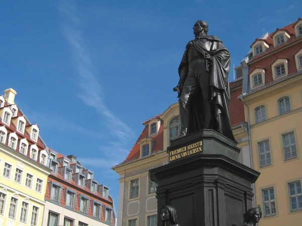 Friedrich August Monumento Dresden — Fotografia de Stock