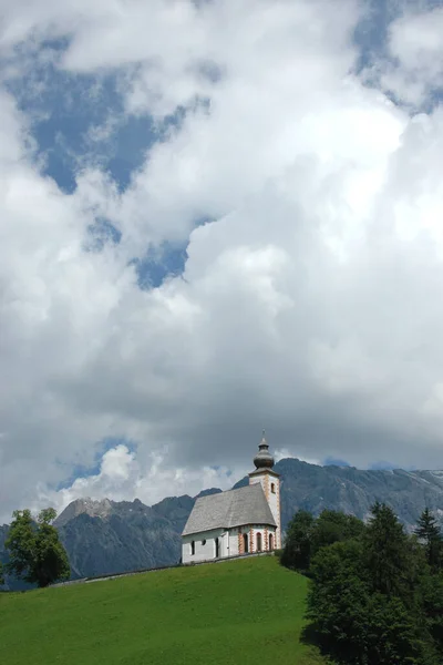 Widok Piękne Góry Alp — Zdjęcie stockowe