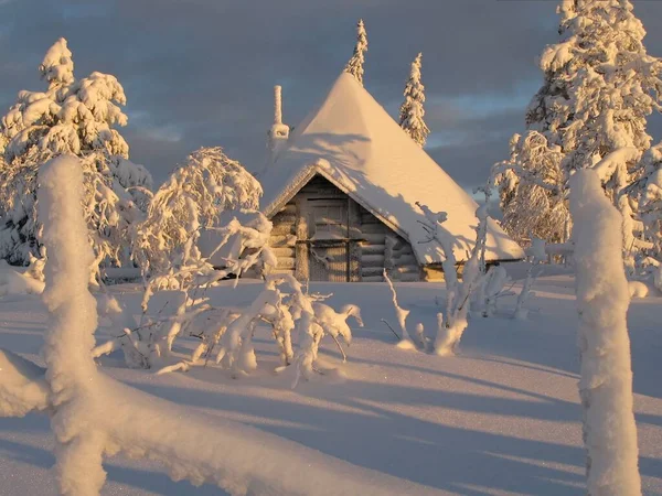 Crispy House Lapland — Stock Photo, Image