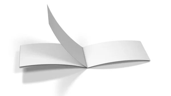 Bir Sayfa Kağıdın Arkaplanındaki Boş Beyaz Kağıtlar — Stok fotoğraf