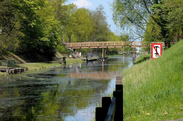 Kanäle Ostfriesland — Stockfoto