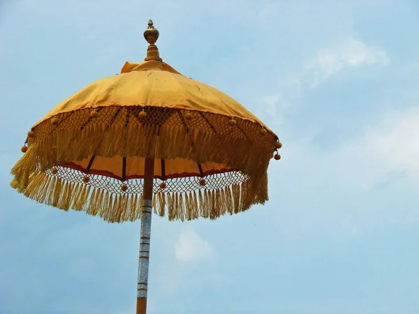 Beach Umbrella Sea — Stock Photo, Image