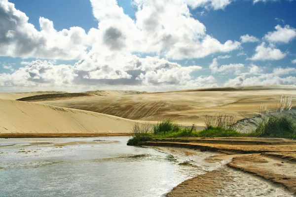 Paisaje Seco Hito Del Desierto — Foto de Stock