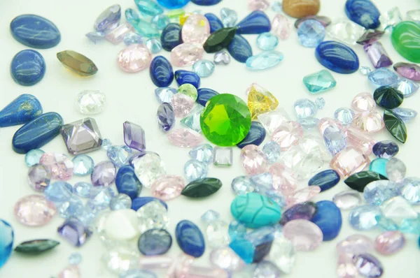 precious stones, blue, yellow, green, turquoise, white, gold, crystals,