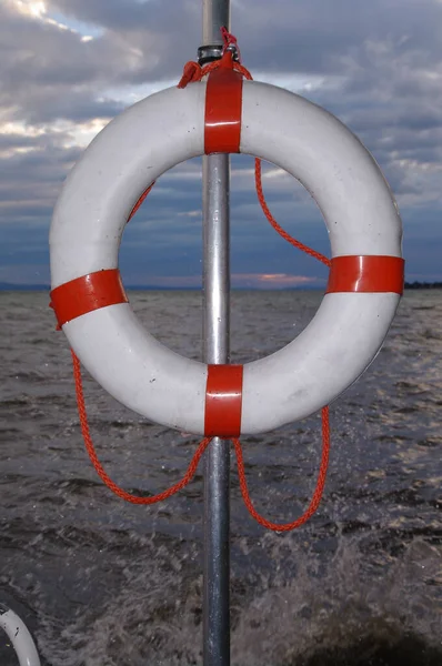 Lifebuoy Sea — Stock Photo, Image