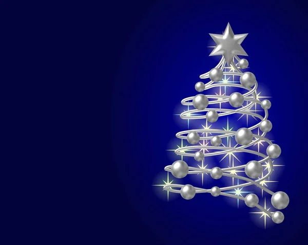 クリスマスツリーの休日の装飾 — ストック写真
