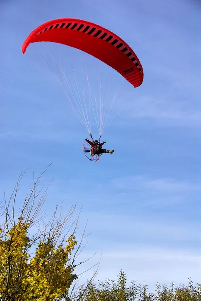 Paragliding is the recreational and competitive adventure sport