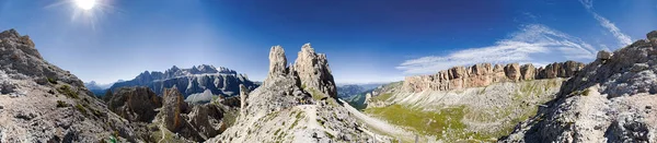 Siberwurz Panorama Uitzicht Alpen — Stockfoto