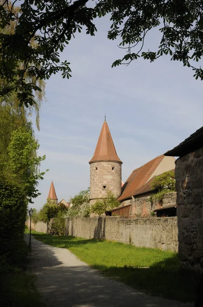 Vue Sur Vieux Château Été — Photo
