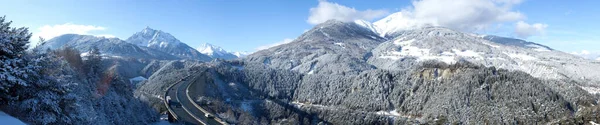 Siberwurz Vista Panorámica Los Alpes — Foto de Stock