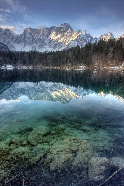 Bella Vista Sulle Alpi Montagne Sfondo — Foto Stock