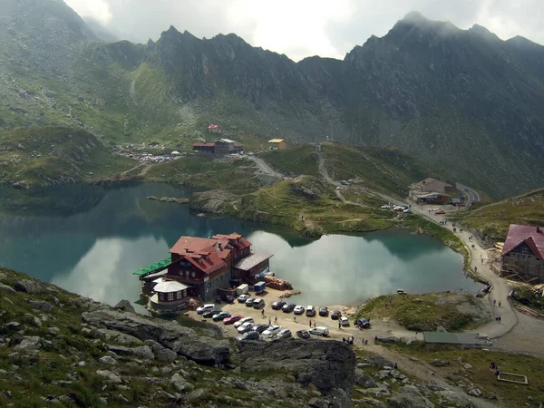 Mountain Lake Carpathians Stock Picture