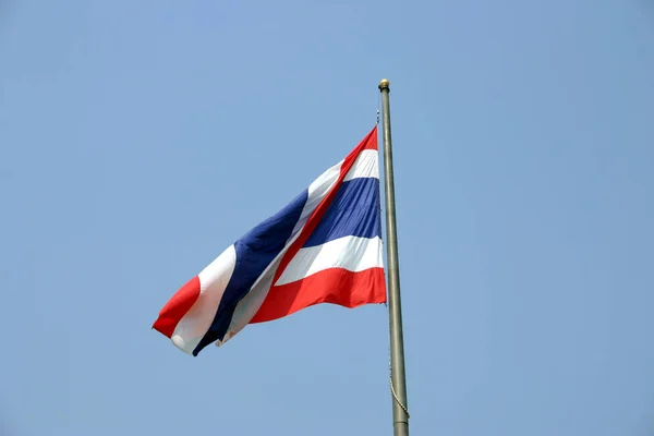 Thailands Nationella Flagga Landsflagga — Stockfoto