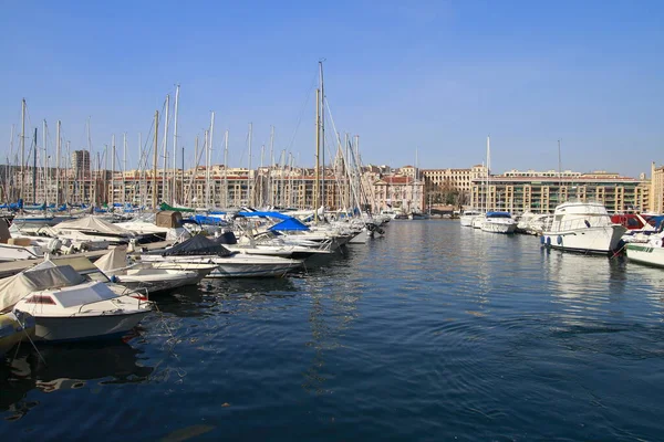 Vista Panorámica Del Hermoso Puerto — Foto de Stock