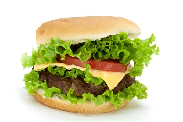 Amerikanischer Hamburger Fast Food — Stockfoto