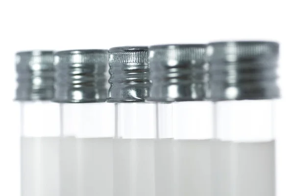 Glass Jars Money Isolated White — Stock Photo, Image