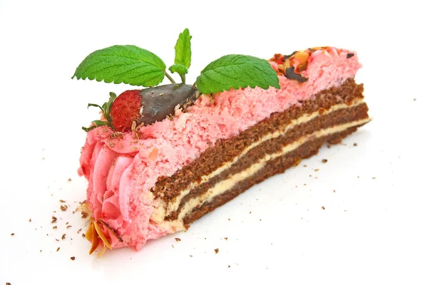 Tasty Cake Background Close — Stock Photo, Image