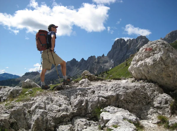 Vista Panorâmica Majestosa Paisagem Dolomitas Itália — Fotografia de Stock