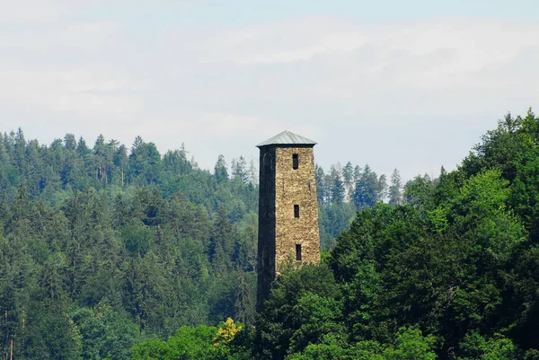Вид Замок Горах — стоковое фото