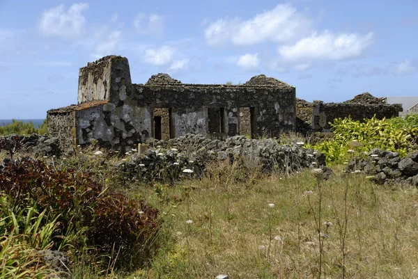 Collapsed Ruin Graciosa — Stock Photo, Image