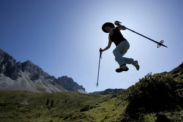 Vista Panorâmica Paisagem Majestosa Dos Alpes — Fotografia de Stock