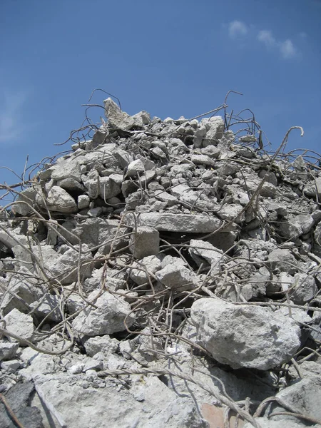 Vecchio Muro Pietra Con Sacco Pietre — Foto Stock