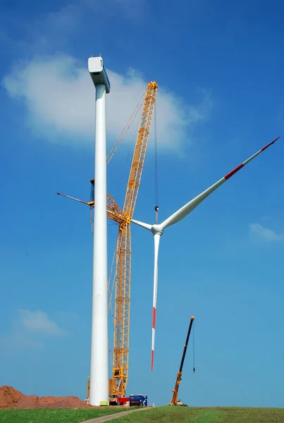 Windräder Alternative Windräder Stromtechnologie — Stockfoto