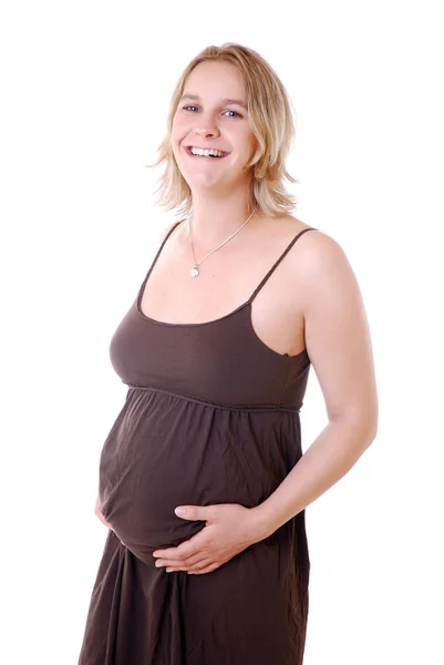Mujer Embarazada Con Vientre —  Fotos de Stock