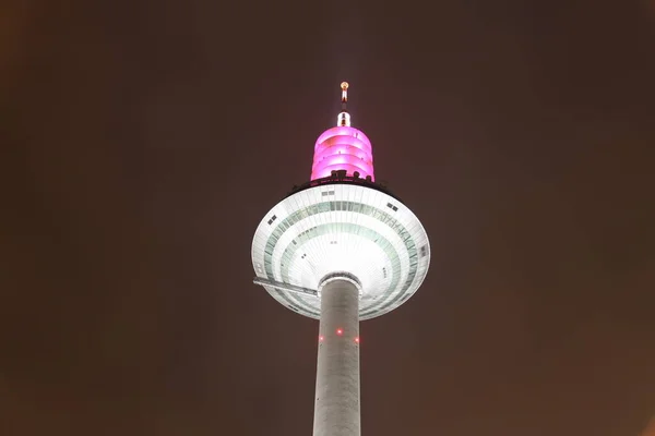 Frankfurt Tower Night — Stock Photo, Image