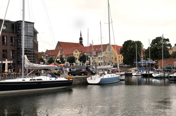 Stralsund Hansestad Vid Tyska Östersjökusten — Stockfoto