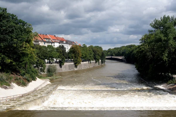 Isar Munique — Fotografia de Stock