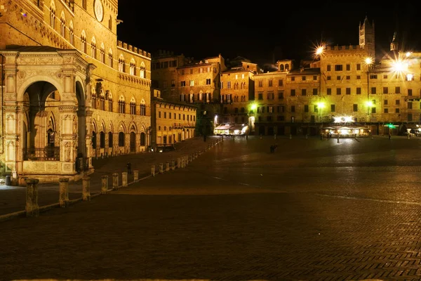 Siena Piazza Del Campo — Stock fotografie