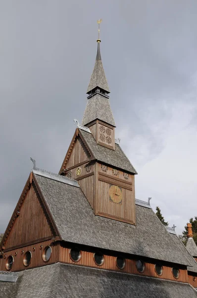 Stabkirche Hahnenklee Bockswiese — Stockfoto