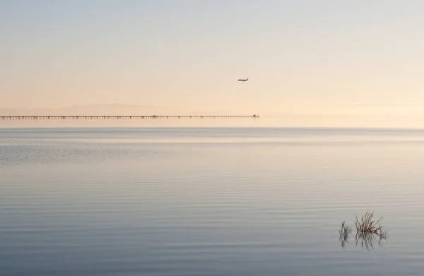 Pôr Sol Mar — Fotografia de Stock