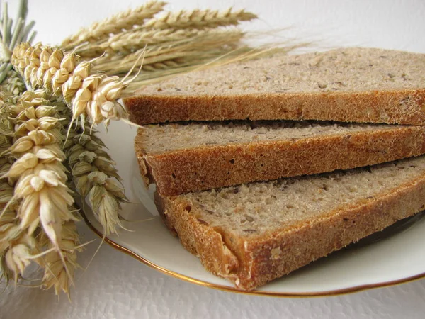 Chleb Mieszany Domowy — Zdjęcie stockowe