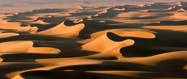 Paisaje Desértico Con Puesta Sol — Foto de Stock