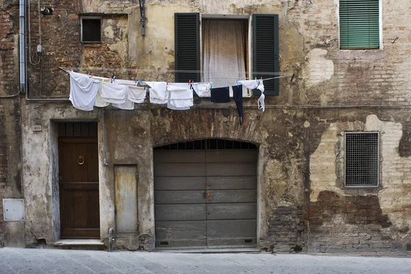 Типичная Итальянская Улица Городе Мальта — стоковое фото