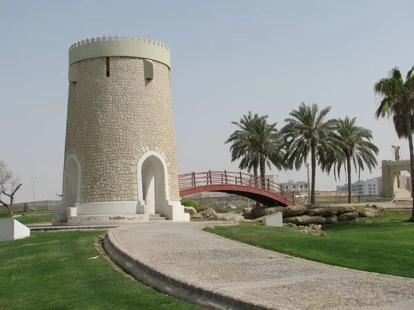 Ras Nasaa Park Doha Qatar — стокове фото