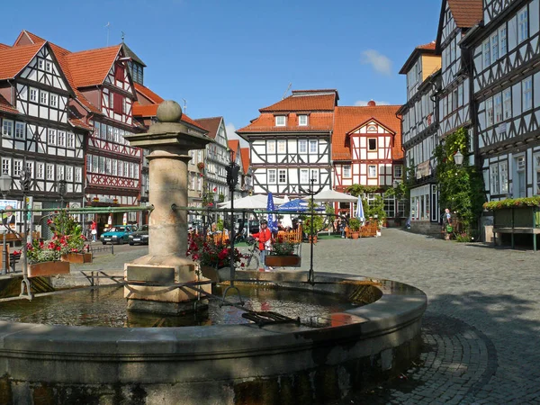 Marktplatz Bad Soden Allendorf — Stockfoto