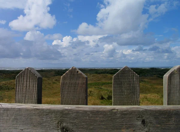 Vista Sobre Cerca — Fotografia de Stock