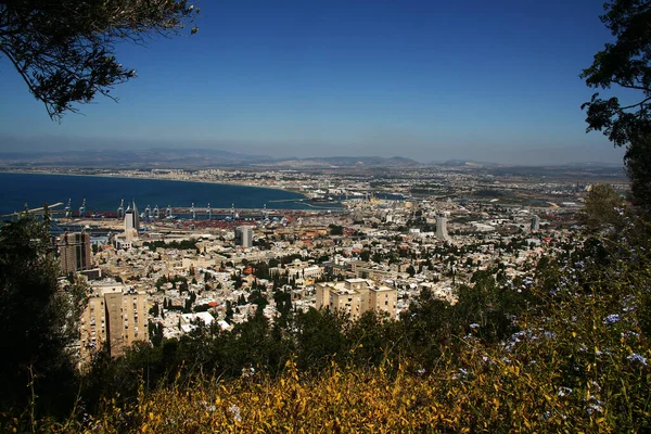 Port City Haifa Israel Located Foothills Camel Mountains — Stock Photo, Image