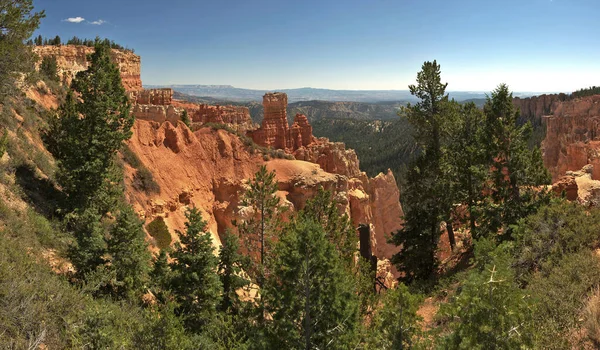 Bryce Canyon Formação Rochosa Marco Arenito — Fotografia de Stock